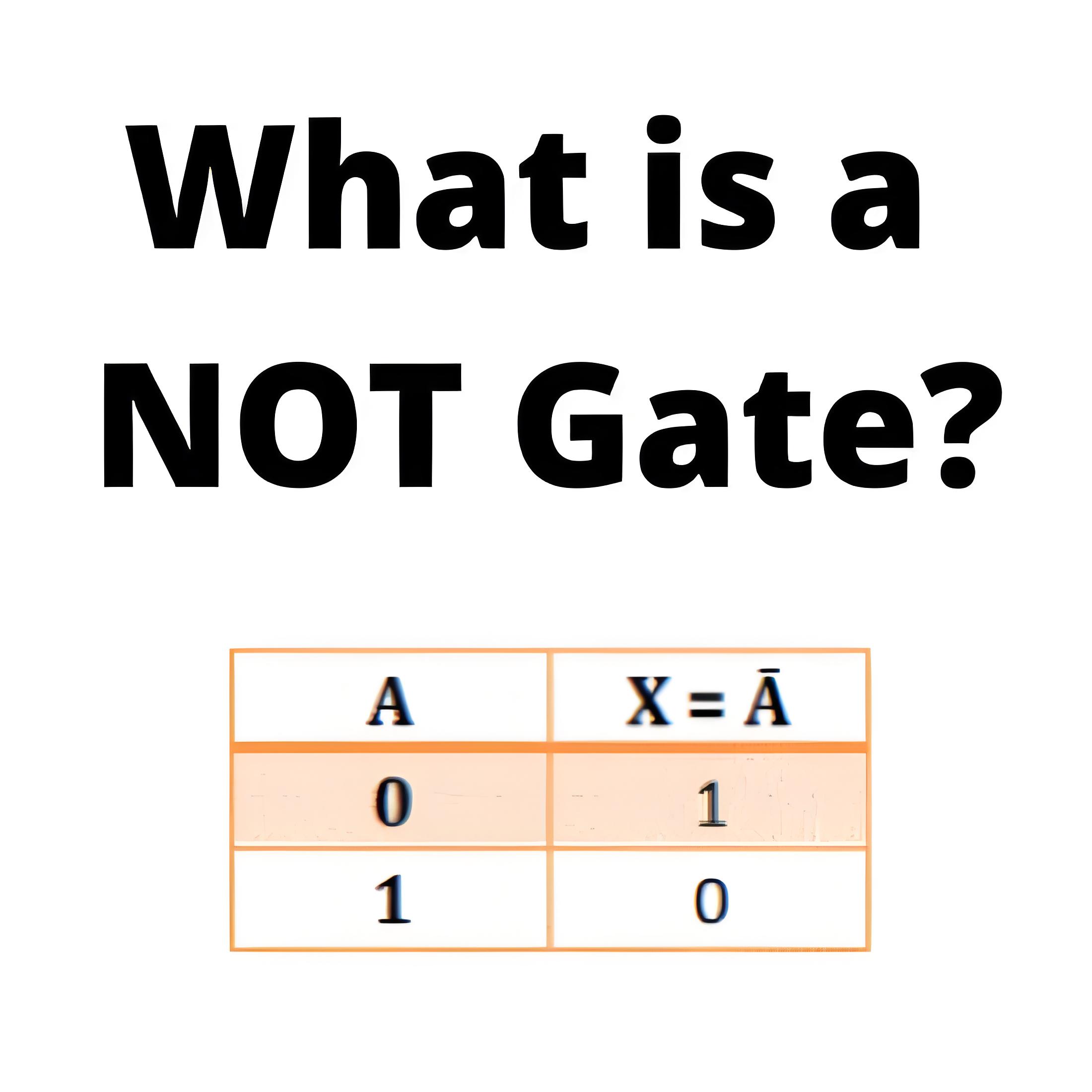 What is a NOT Gate?