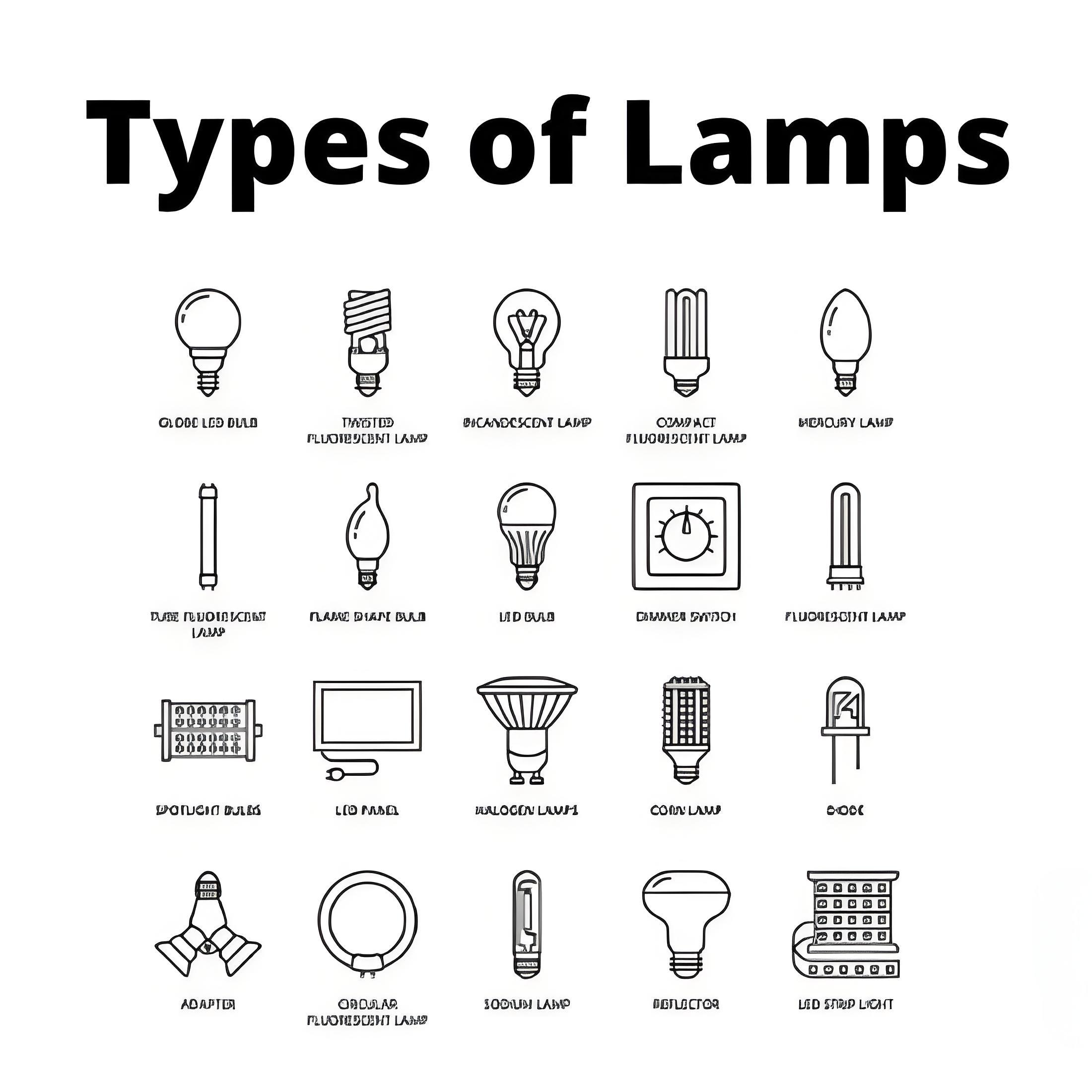 Types of Lamps