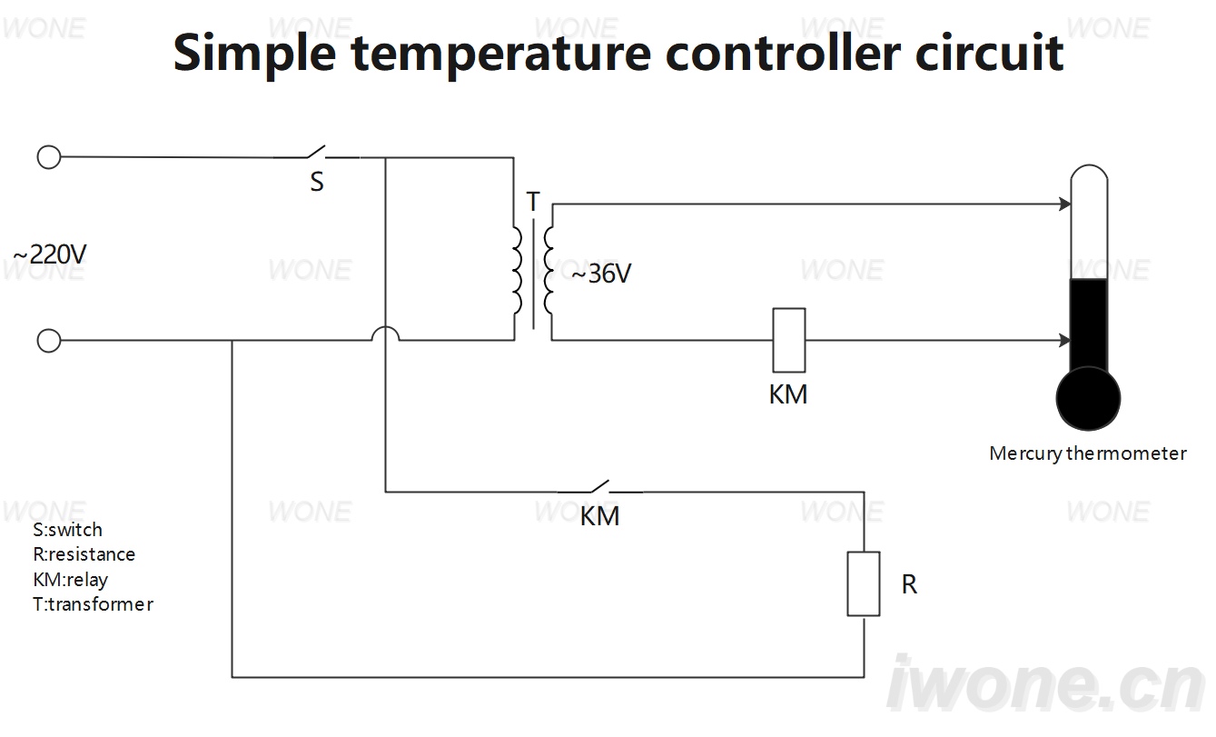 Simple temperature controller circuit