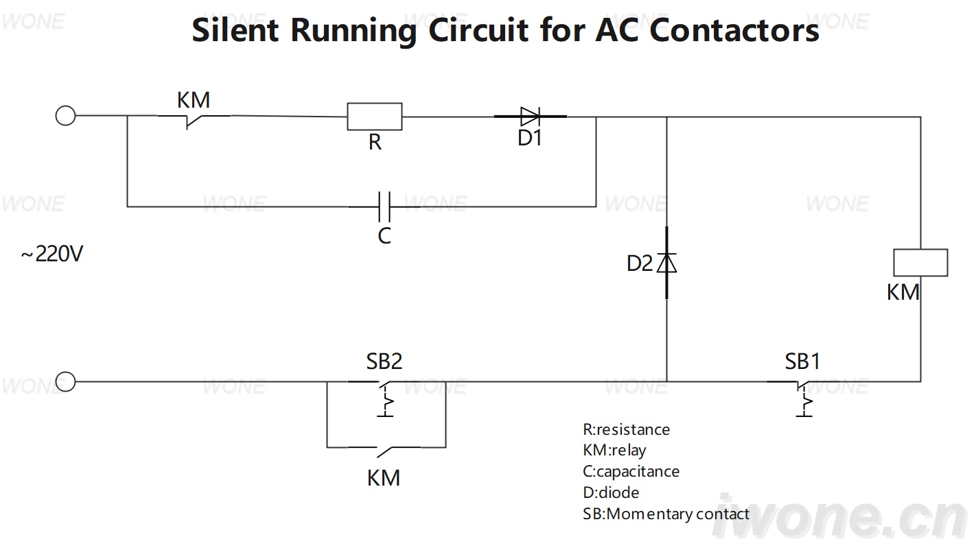 Silent Running Circuit for AC Contactors