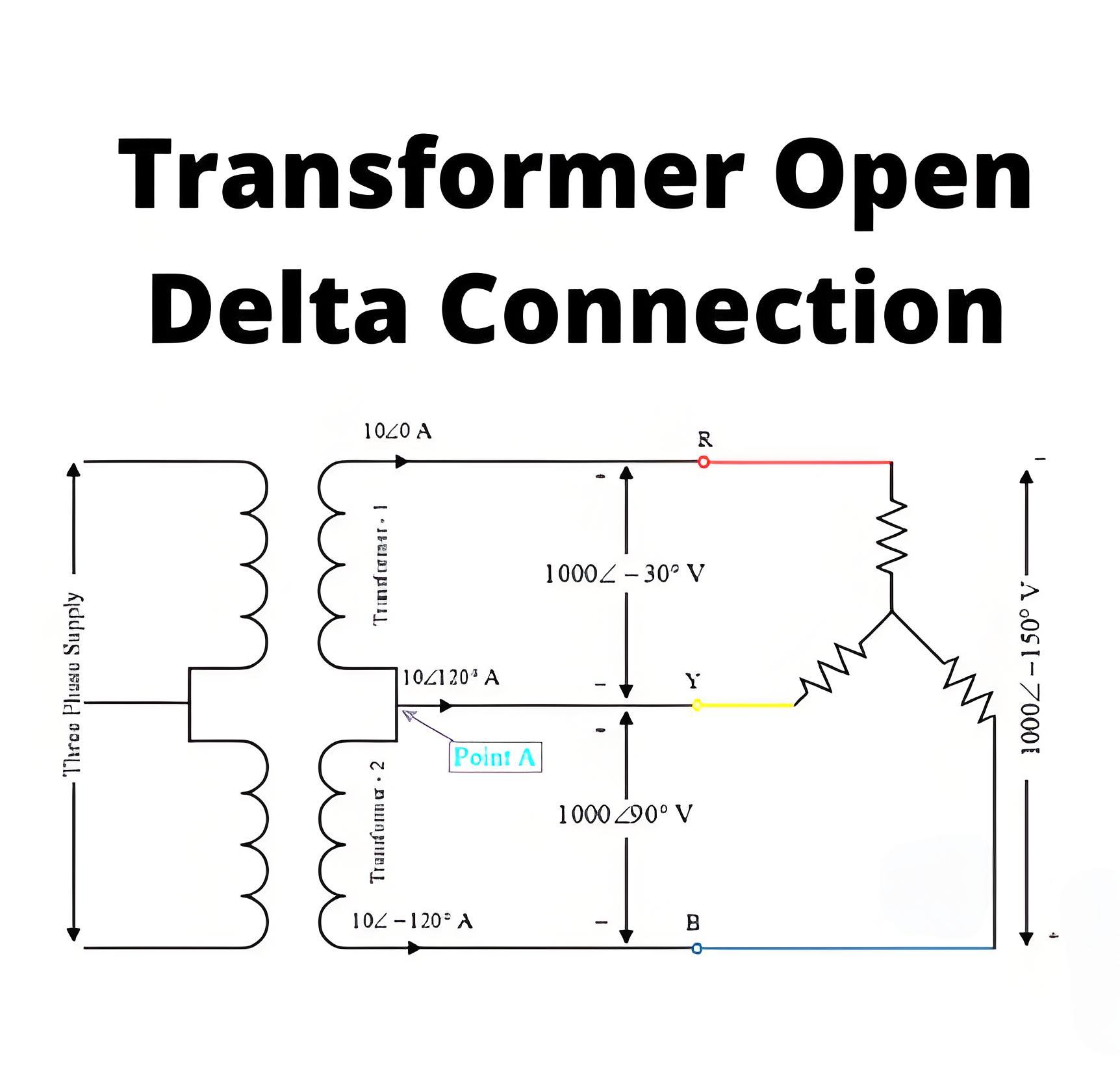  Transformer Open Delta Connection 