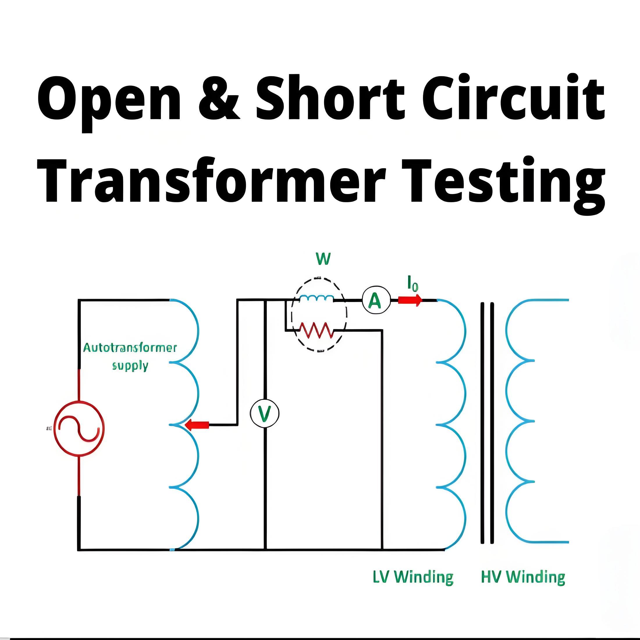 Open & Short Circuit Transformer Tests