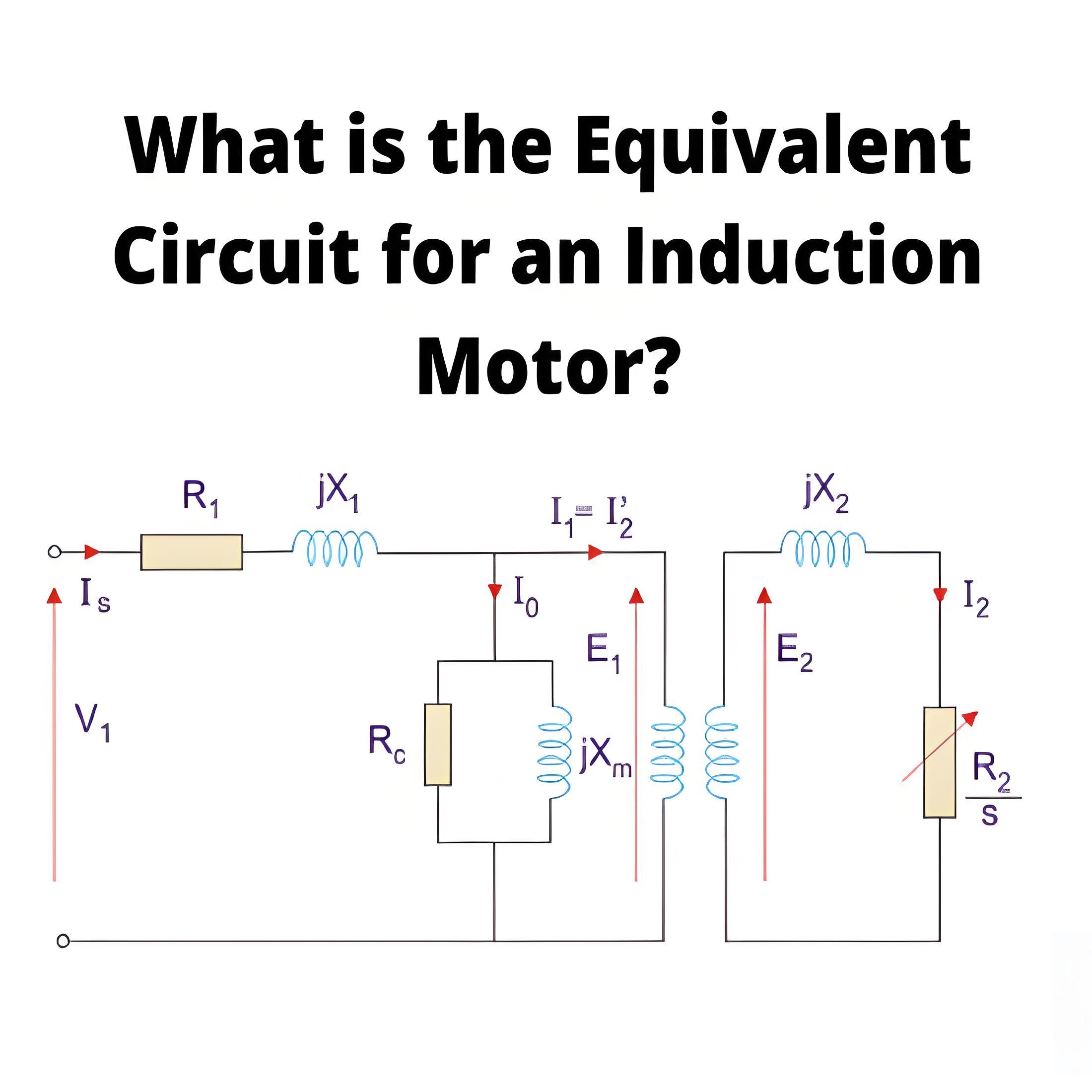 What is the Equivalent Circuit for an Induction Motor?