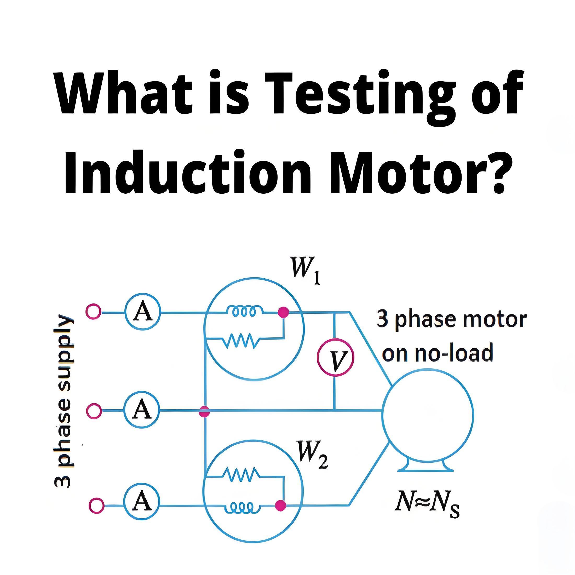 What is  Testing of Induction Motor?