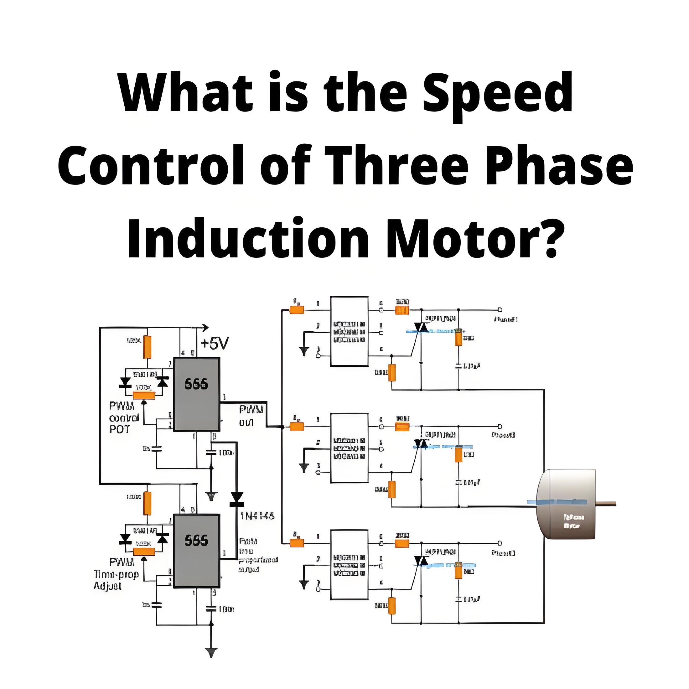 What is The Speed Control of Three Phase Induction Motor?