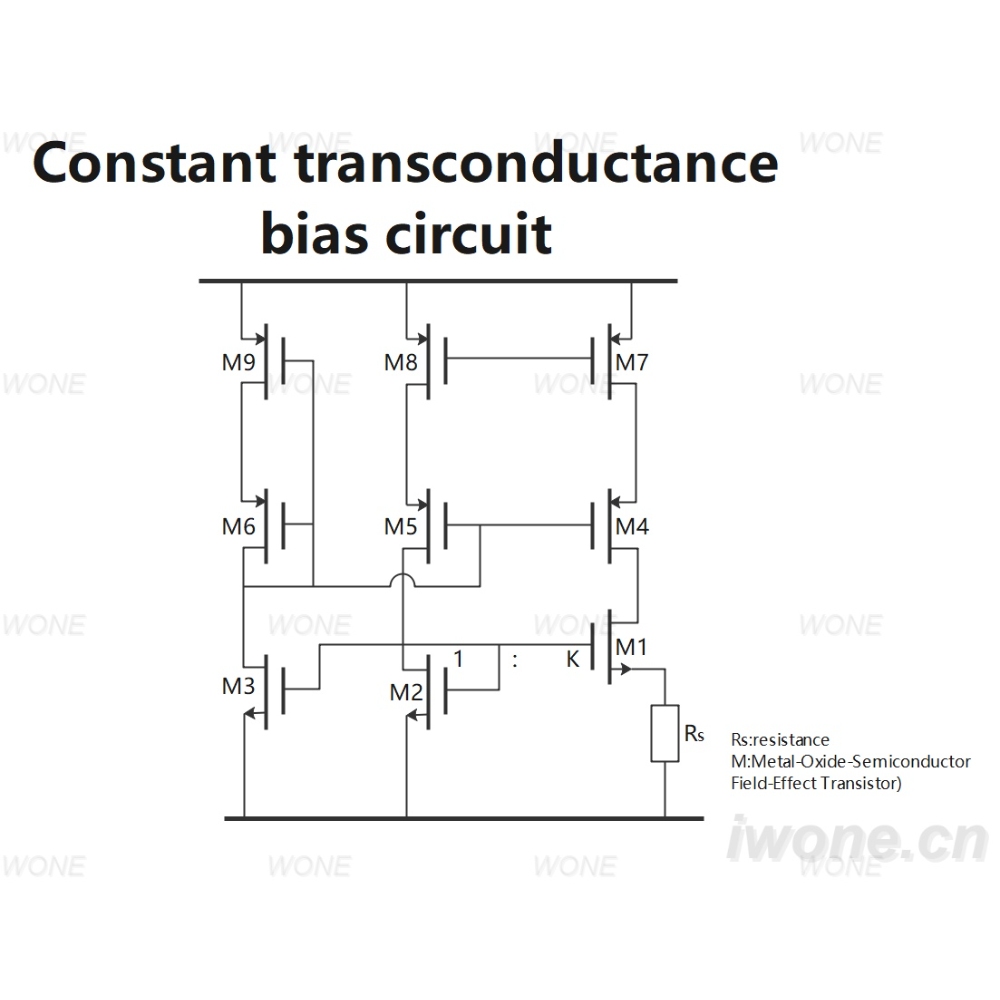 Constant transconductance bias circuit