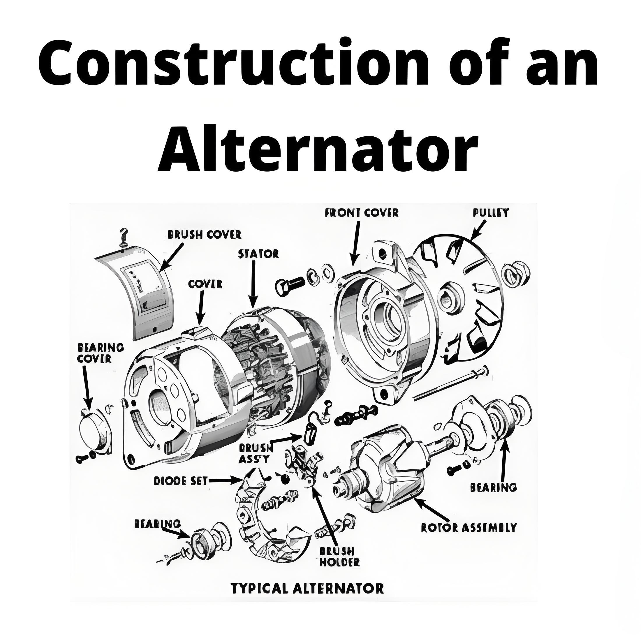 Constructionof Alternator