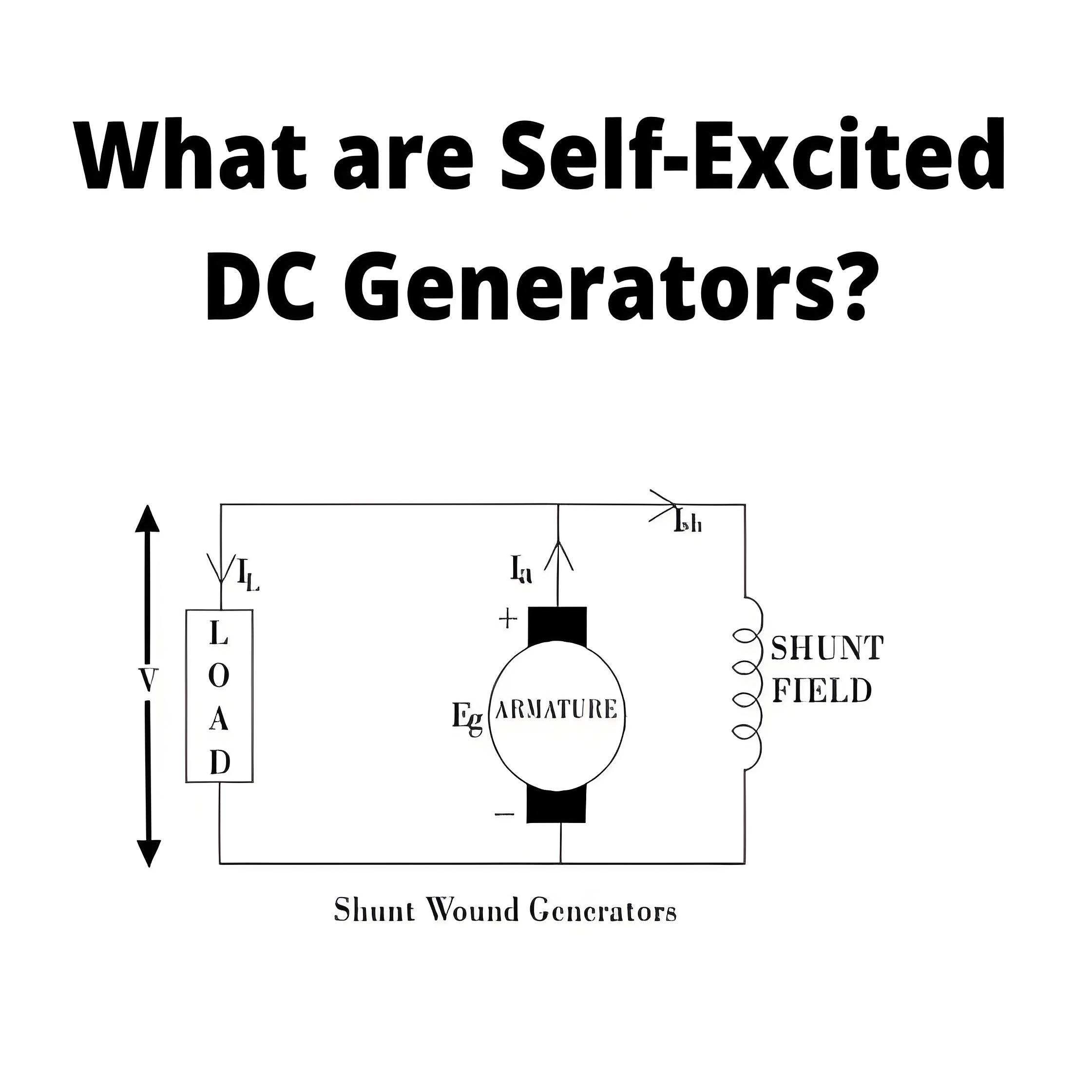 What are Self Excited DC Generators?