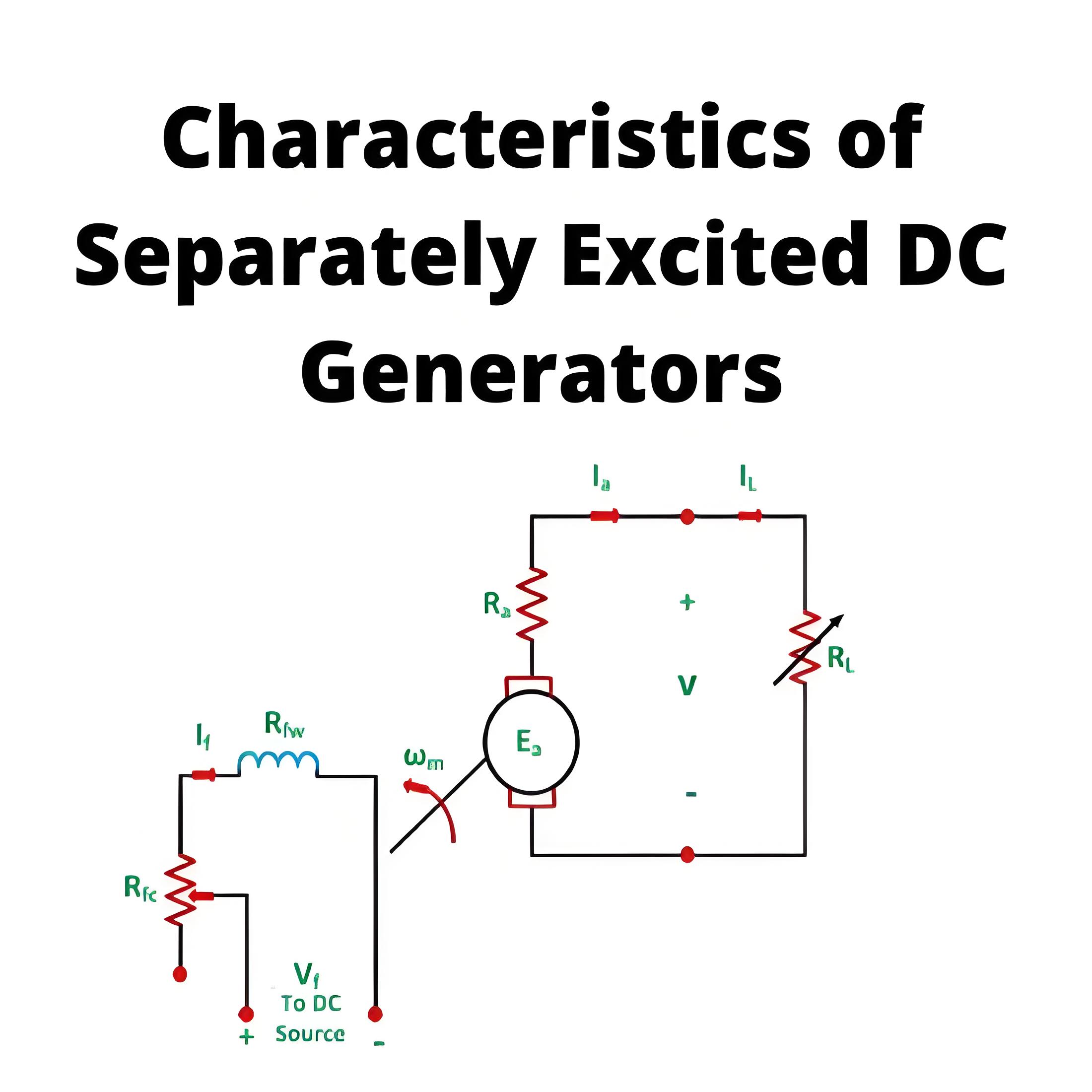 Characteristic of Separately Excited DC Generator