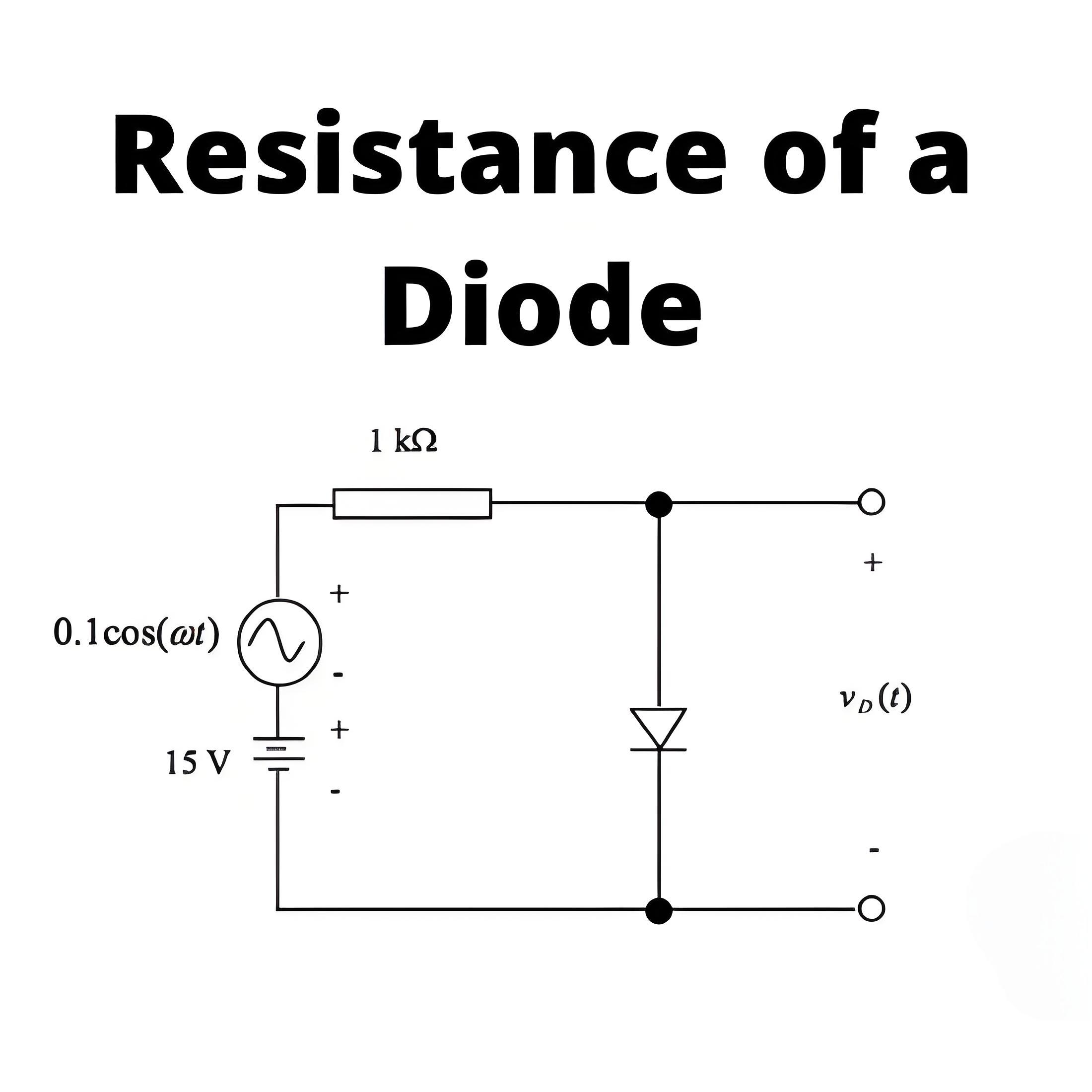 Resistance of a Diode 