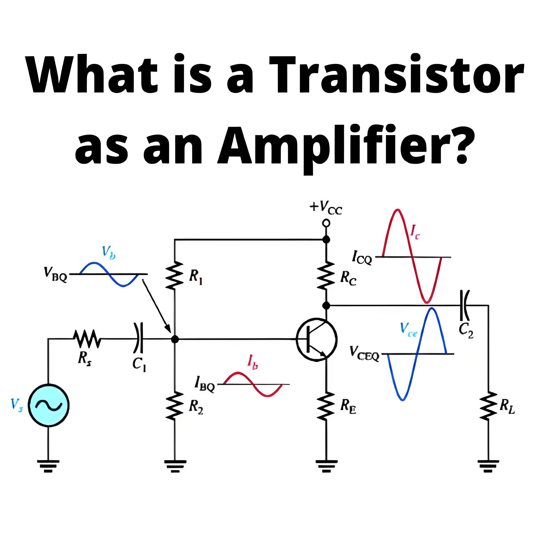 Transistor as an Amplifier