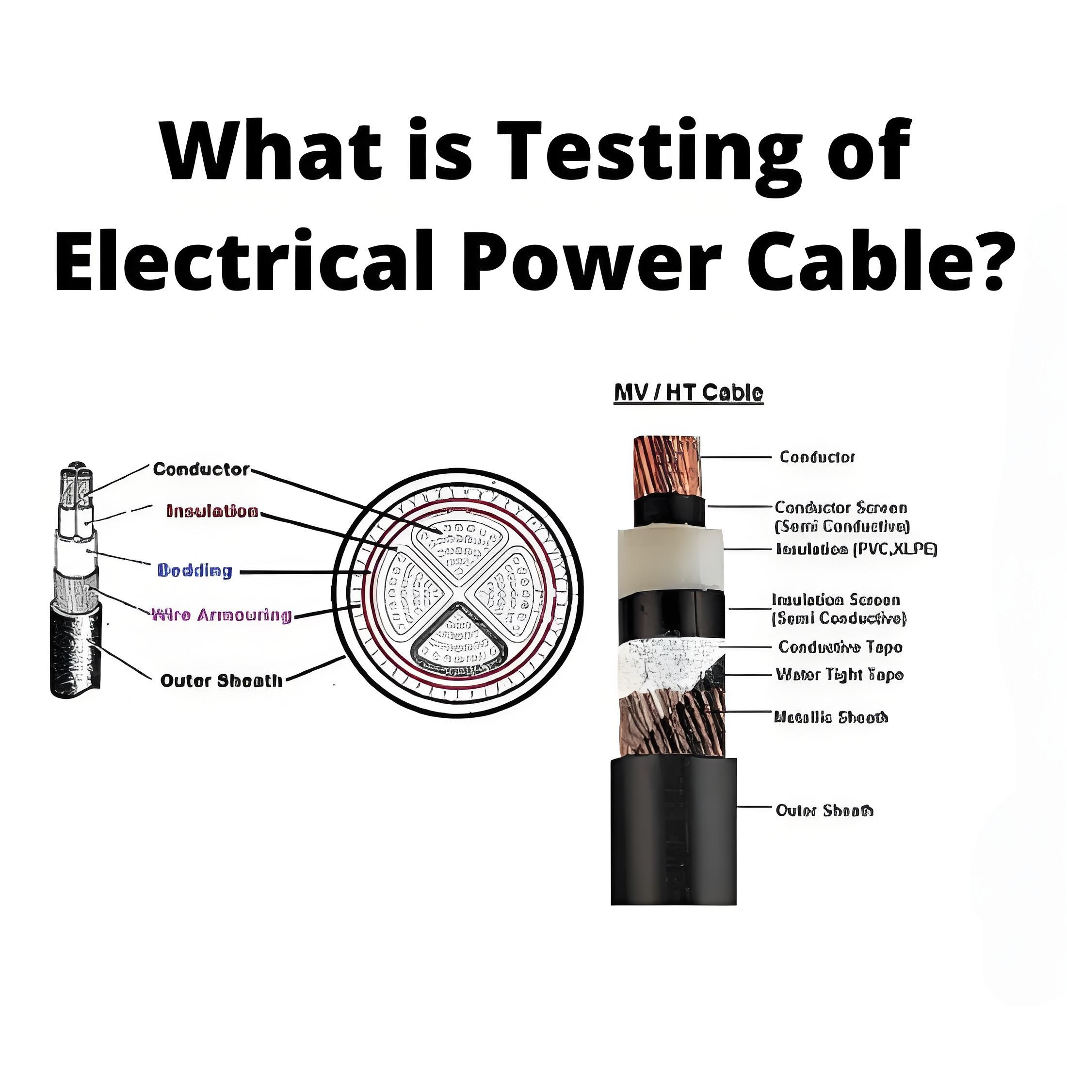 What is Testing of Electrical Power Cable ?