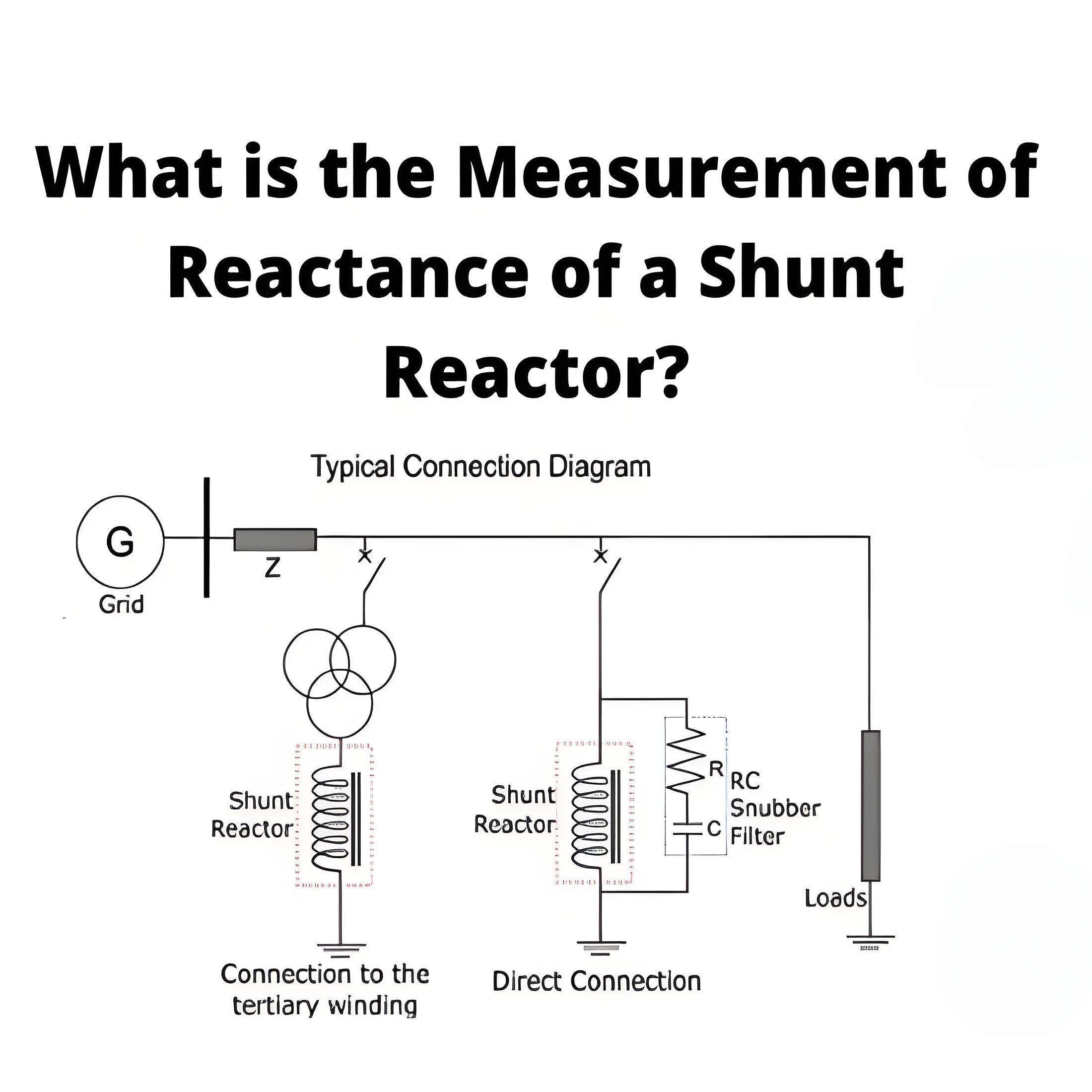 Measurement of Reactance of a Shunt Reactor