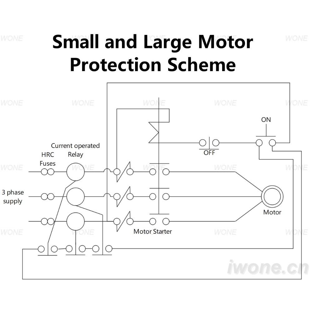 Small and Large Motor Protection Scheme