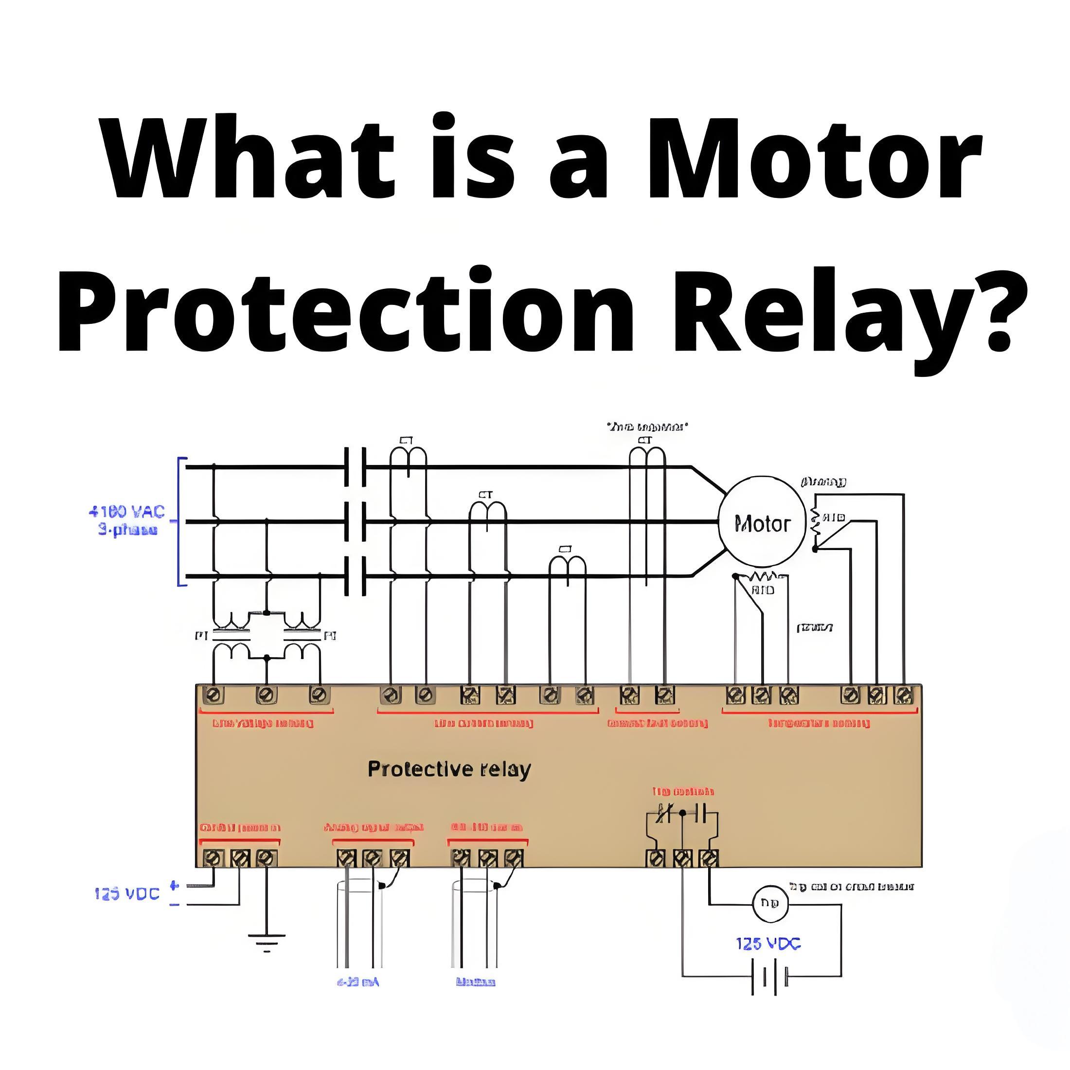 What is a Motor Protection Relay?