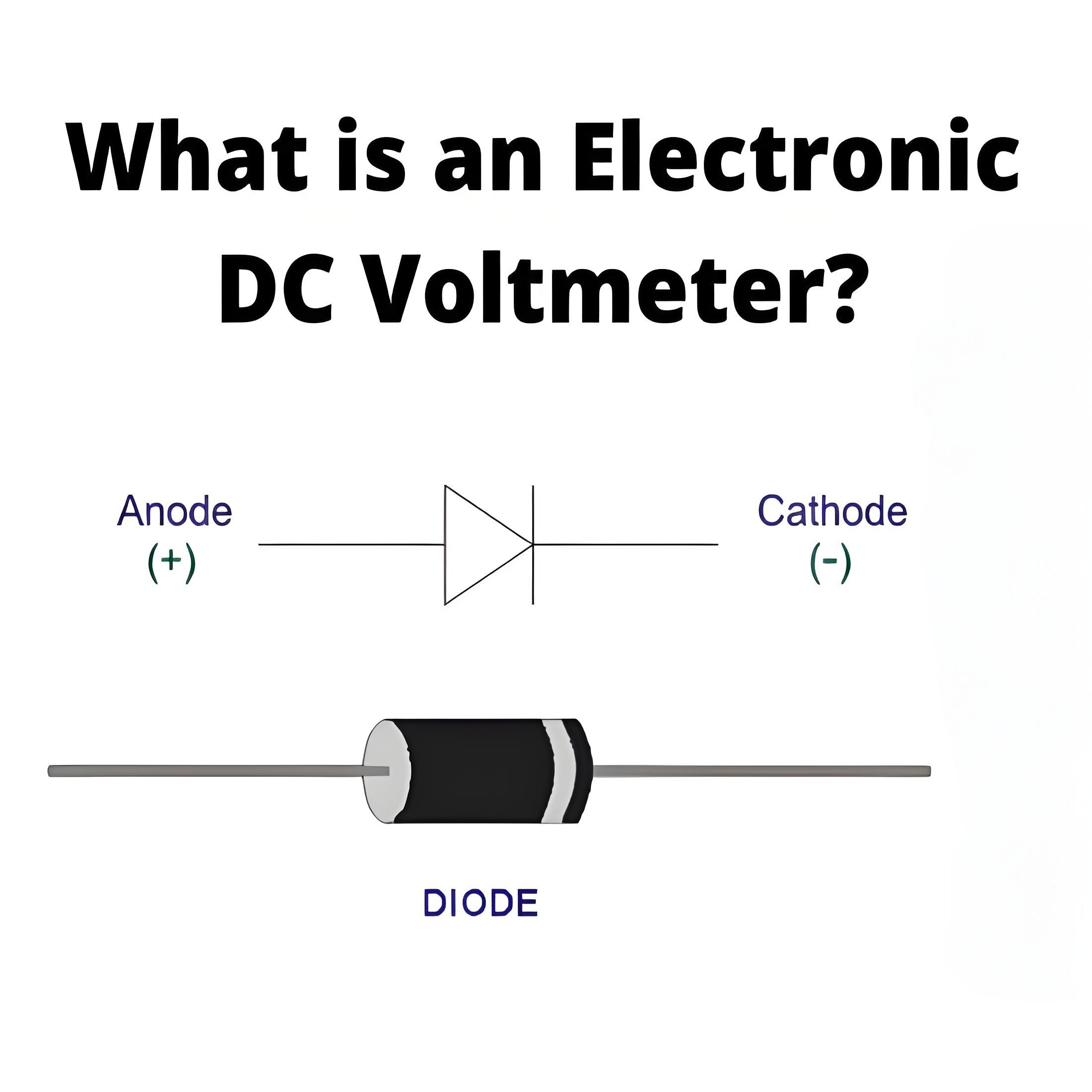 What is an Electronic DC Voltmeter?