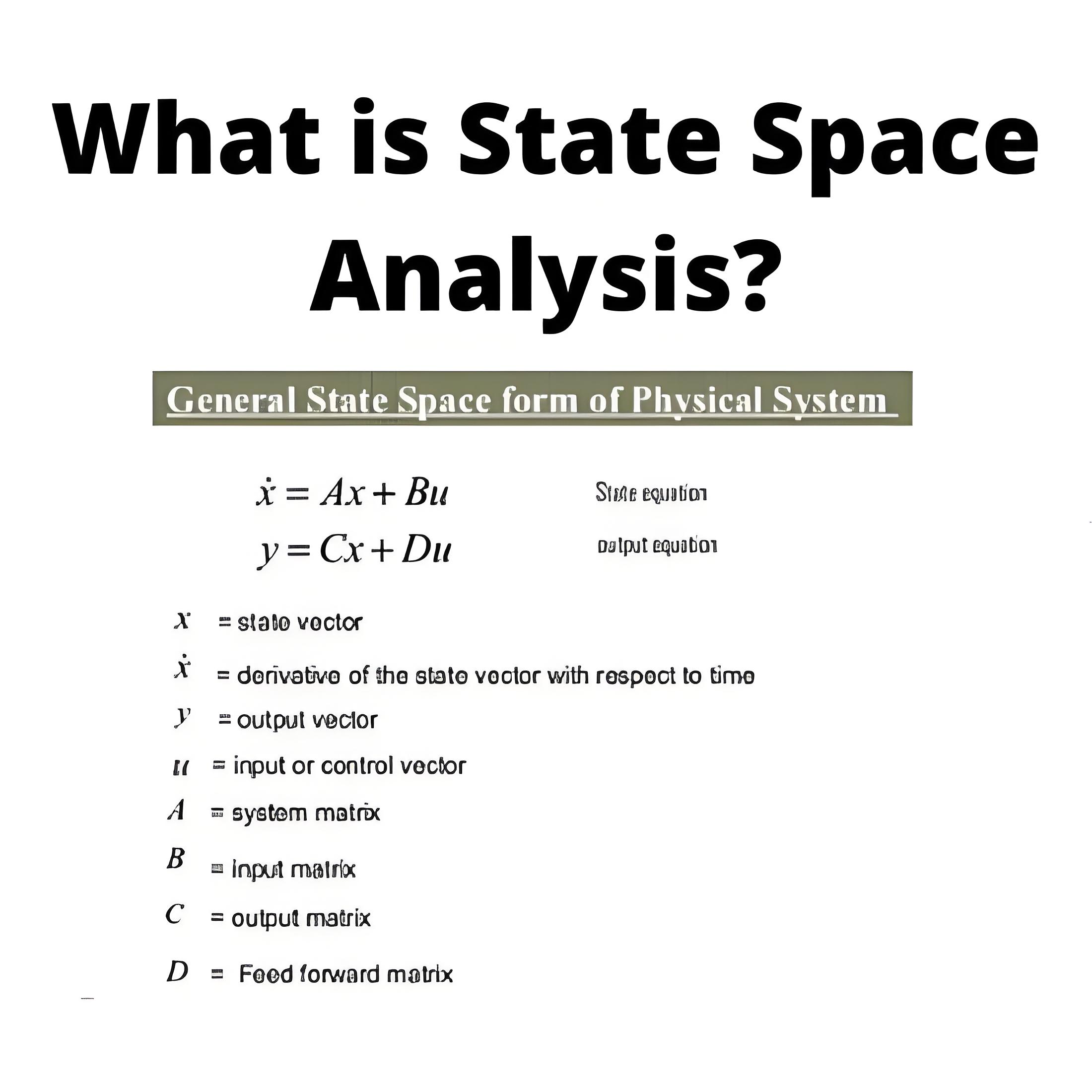 What is State Space Analysis?