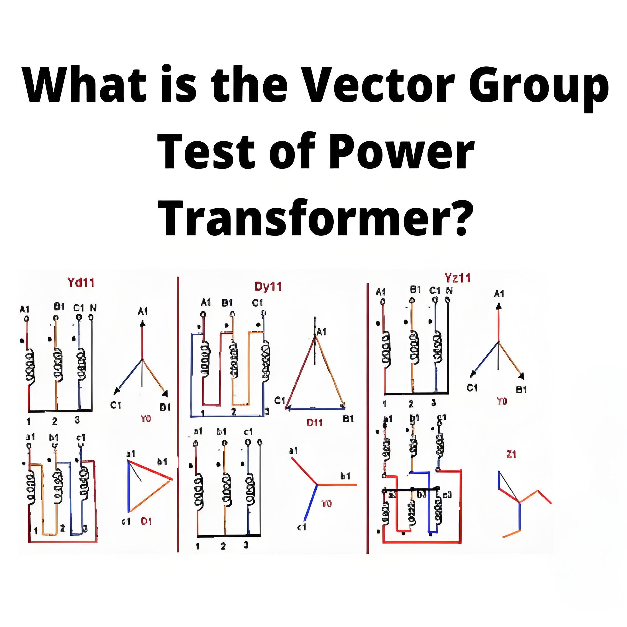 Vector Group Test of Power Transformer