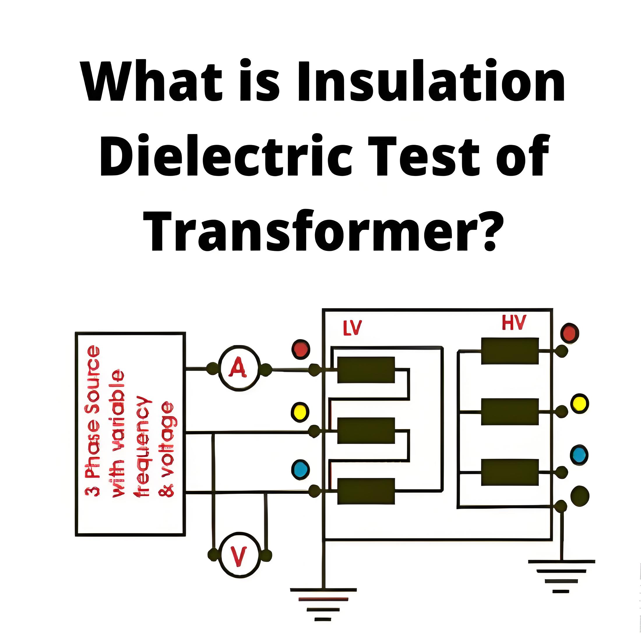 Insulation Dielectric Test of Transformer