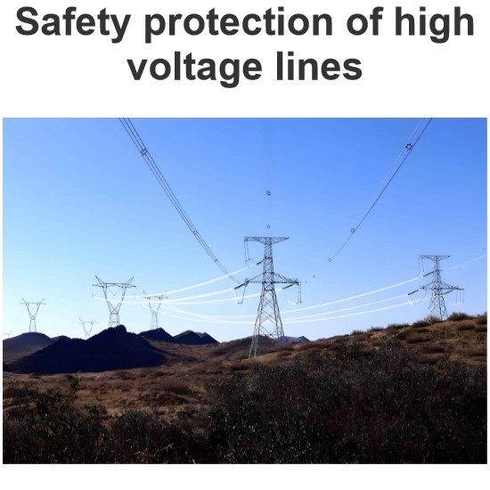 Safety protection of high voltage lines