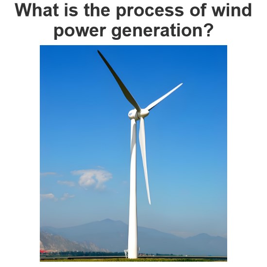 What is the process of wind power generation?