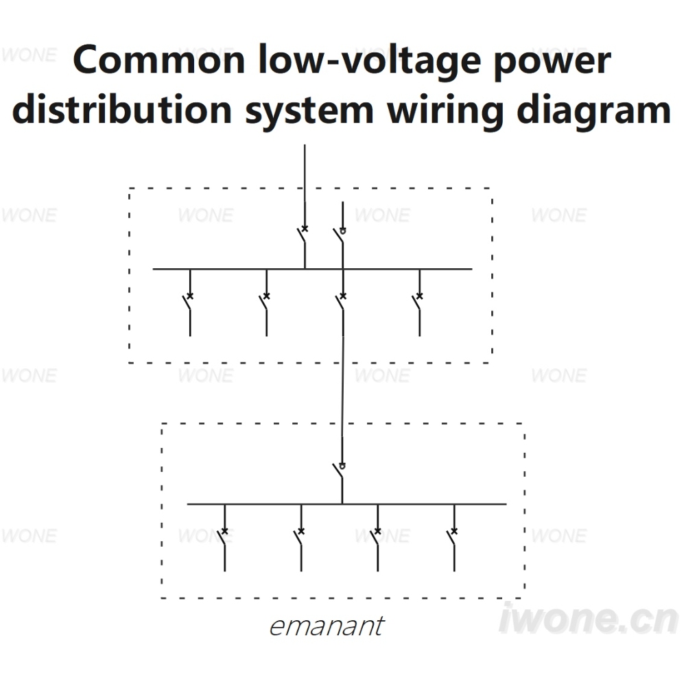 Common low-voltage power distribution system wiring diagram（emanant）