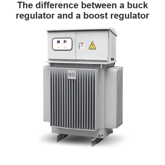 The difference between a buck regulator and a boost regulator