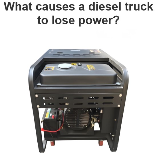 What causes a diesel truck to lose power?