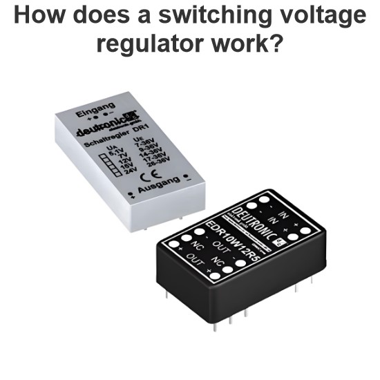 How does a switching voltage regulator work?