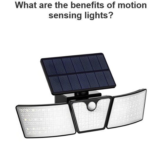 What are the benefits of motion sensing lights?