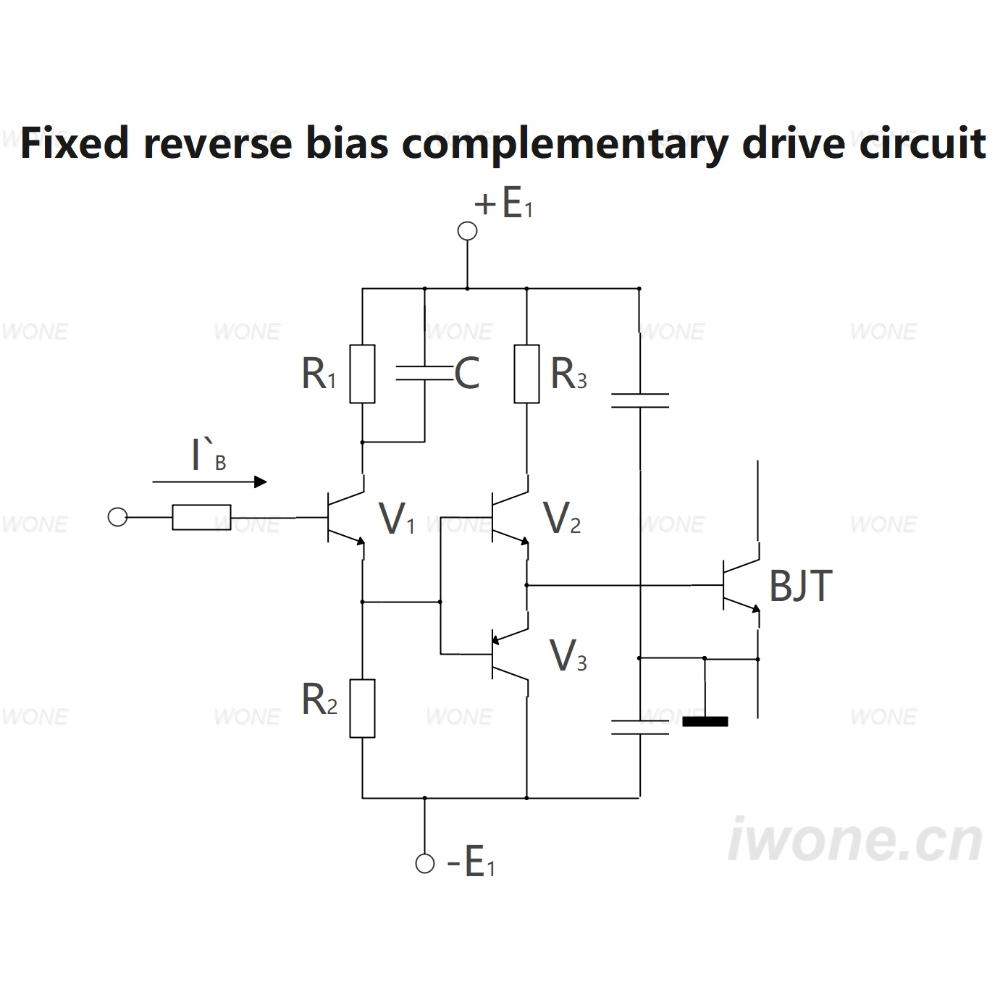 Fixed reverse bias complementary drive circuit