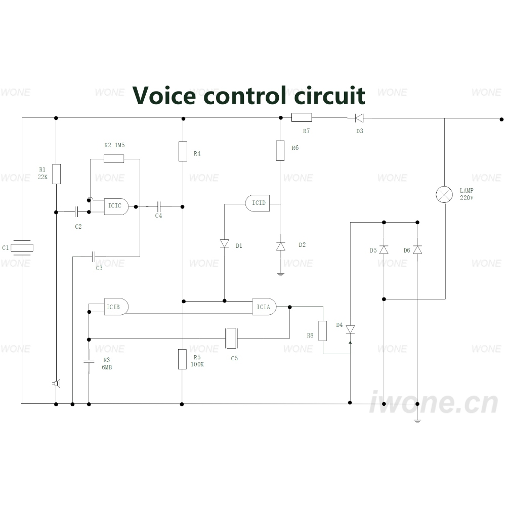 Voice control circuit