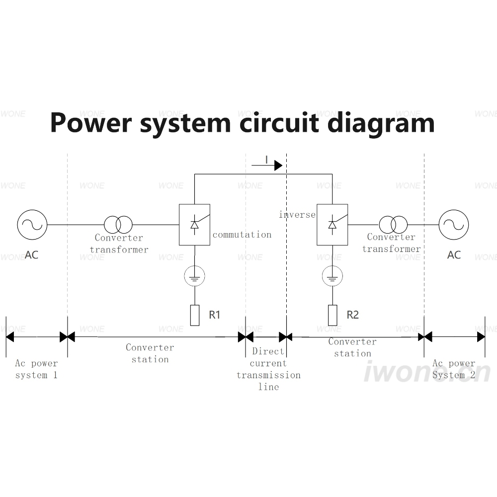 Power system circuit diagram