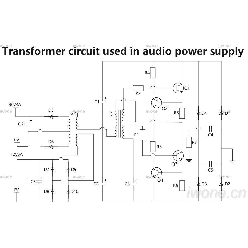 Multipurpose electronic transformer circuit diagram