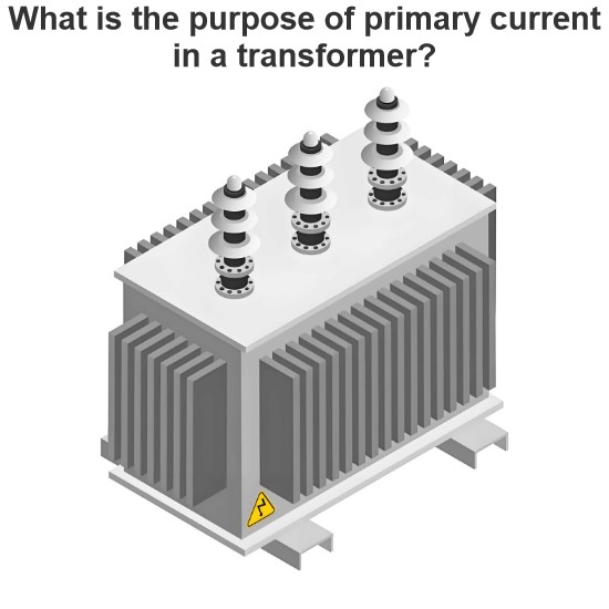 What is the purpose of primary current in a transformer?