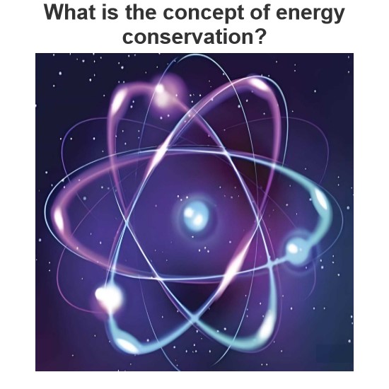 What is the concept of energy conservation?