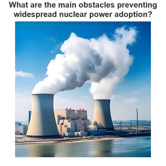 What are the main obstacles preventing widespread nuclear power adoption?