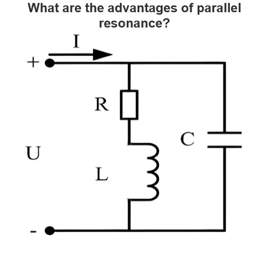 What are the advantages of parallel resonance?