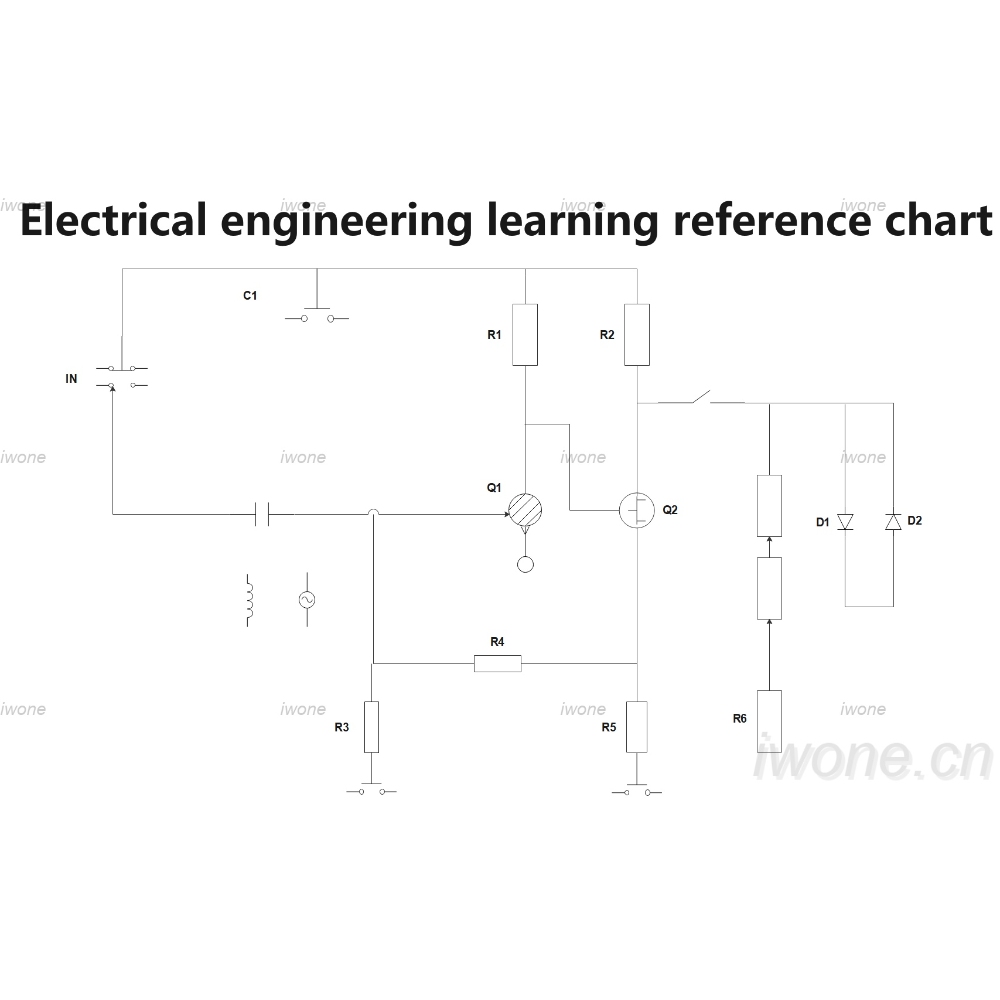 Electrical engineering learning reference chart