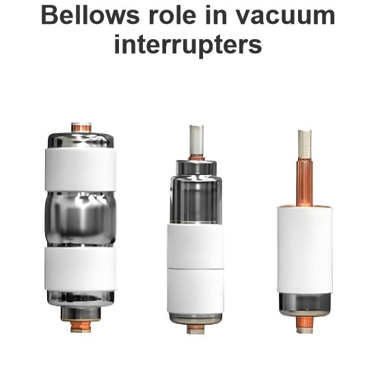 Bellows role in vacuum interrupters