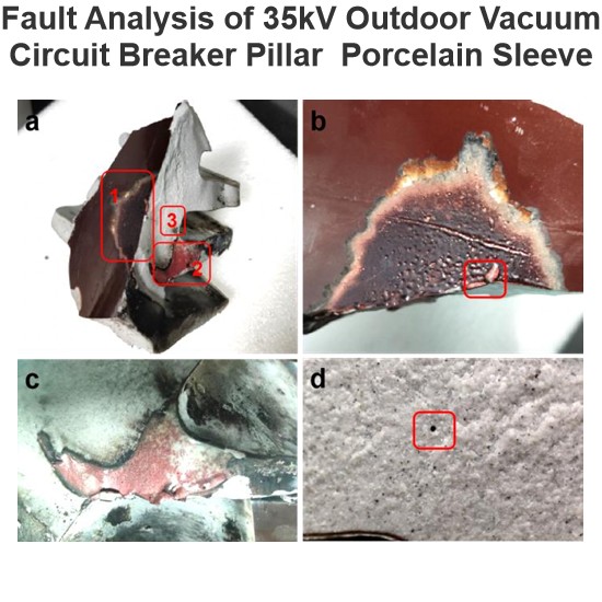 Fault Analysis of 35kV Outdoor Vacuum Circuit Breaker Pillar  Porcelain Sleeve