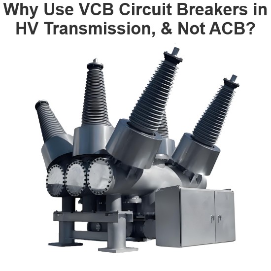 Why Use VCB Circuit Breakers in HV Transmission, & Not ACB?