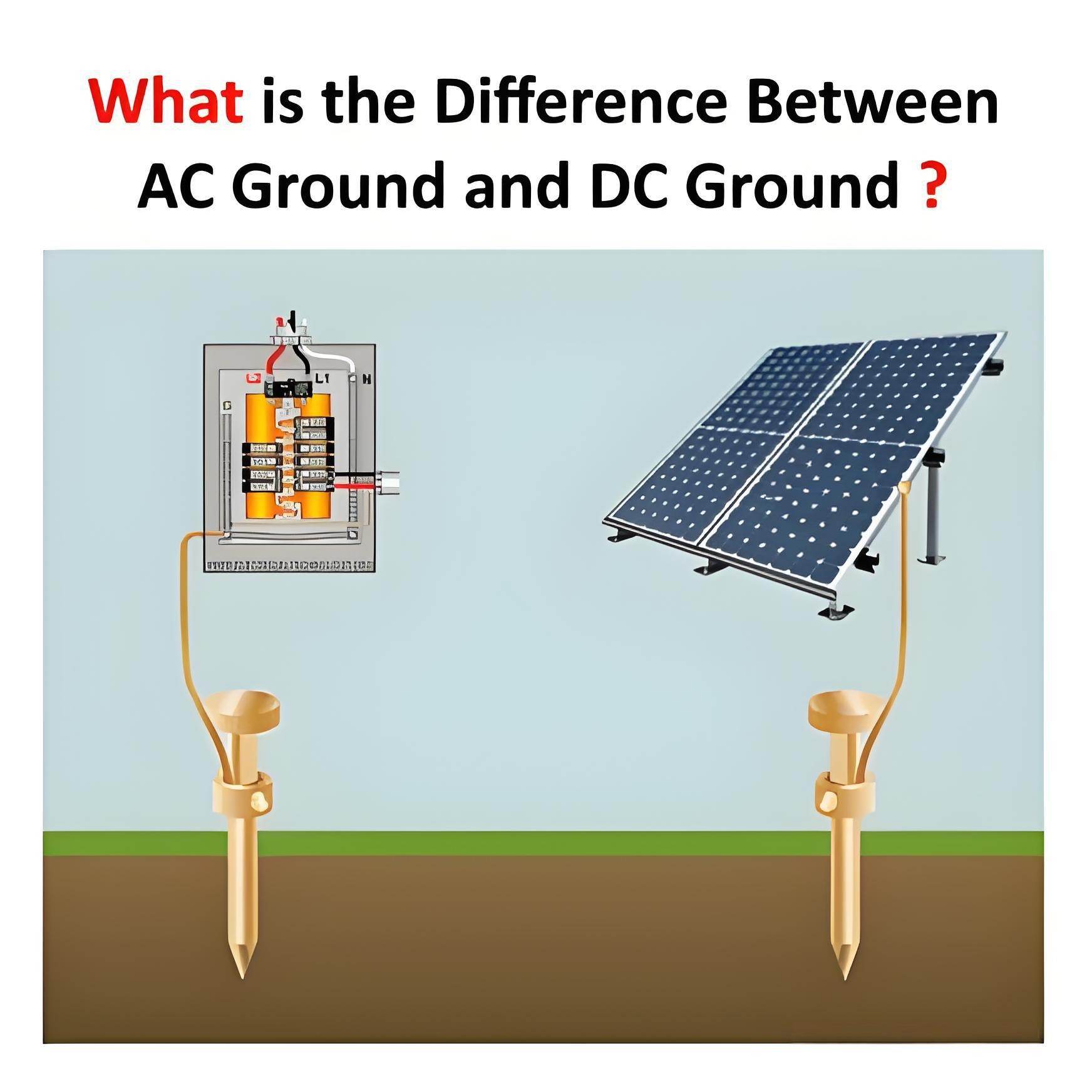 What is the difference between AC ground and DC ground?
