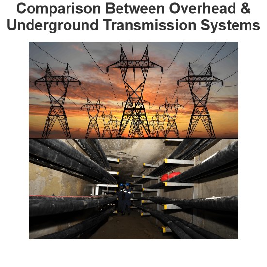 Comparison Between Overhead & Underground Transmission Systems