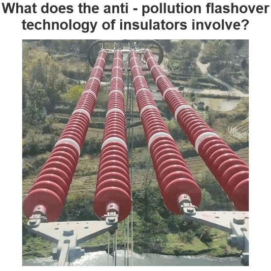 What does the anti - pollution flashover technology of insulators involve?