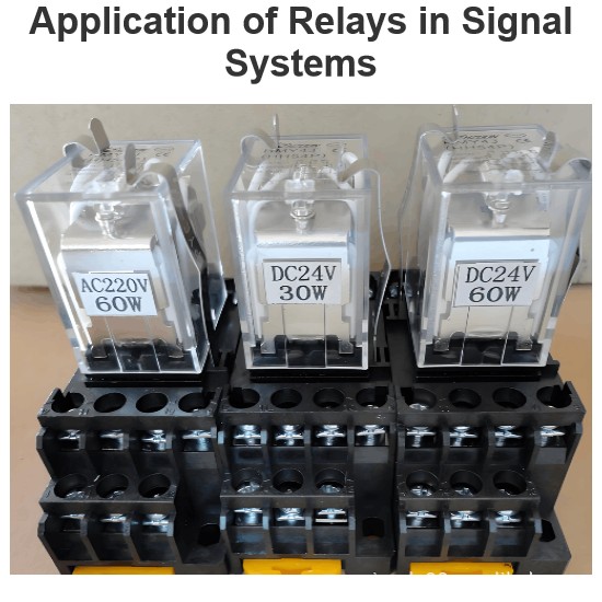 Application of Relays in Signal Systems