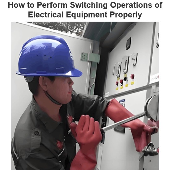 How to Perform Switching Operations of Electrical Equipment Properly