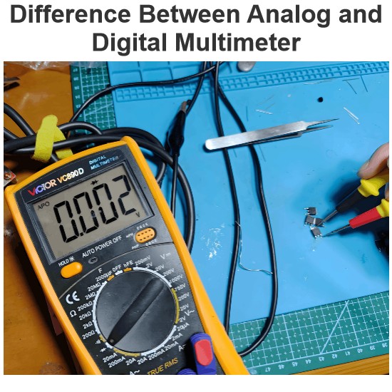 Difference Between Analog and Digital Multimeter