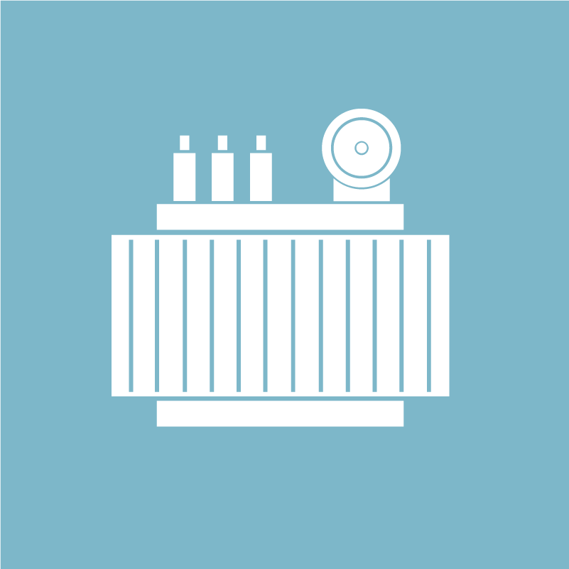 Power factor correction of transformer MV/LV