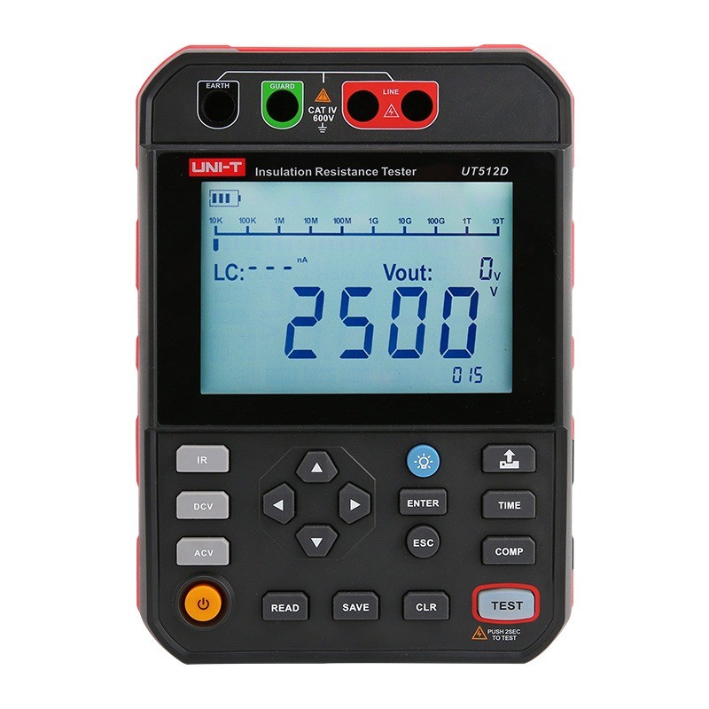 Ut512E Insulation Resistance Testers Ut512D 2.5kv Insulation Test